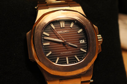 MILEON WATCHES: Custom Seiko Nautilus Homage Watch